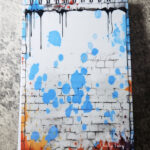 Personalised Graffiti 2024 Boy's or Girl's School Leaver A6 Notebook