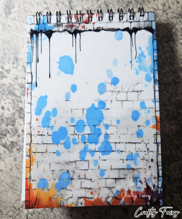 Personalised Graffiti 2024 Boy's or Girl's School Leaver A6 Notebook