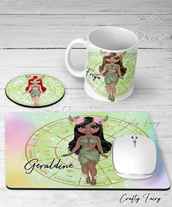 Zodiac Sign Taurus Girl Personalised Gifts