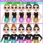 personalised gymnast or dancer greetings card birthday, good luck, congratulations