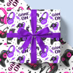 personalised gamer girl gaming birthday card for daughter granddaughter