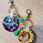Float Like a Butterfly Sting Like a Bee Cheerleader Keyring