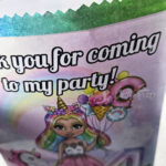 personalised unicorn girl sweet crisp party favour gift bag