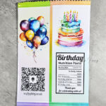 Personalised Watercolour Dinosaur Sweet Crisp Party Favour Gift Bag