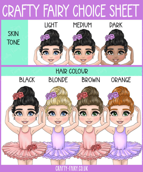 personalised ballerina girl 600ml straight water bottle