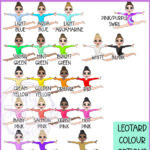 personalised gymnast girl on beam birthday card various colours