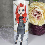personalised hairdresser in salon skinny tumbler
