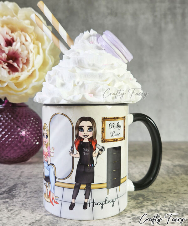 Personalised Hairdresser in Salon Mug Gift V1