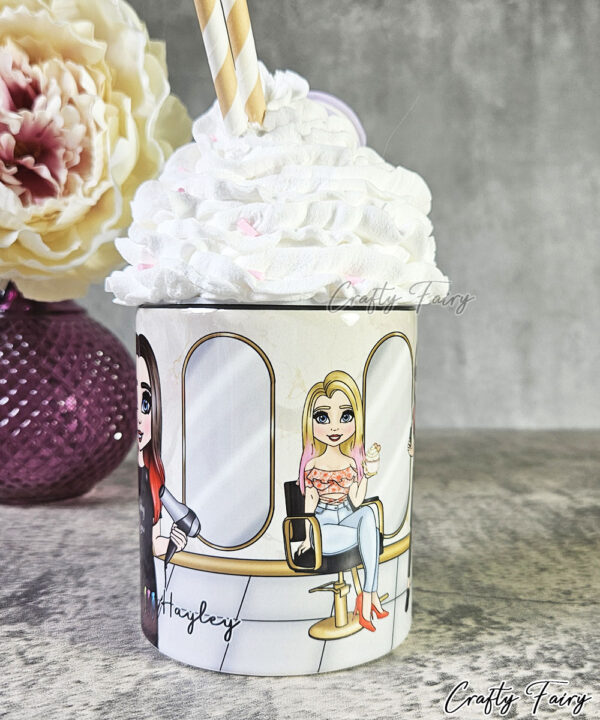 Personalised Hairdresser in Salon Mug Gift V1
