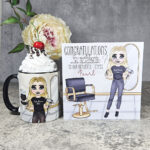 Personalised Hairdresser in Salon Mug Gift V1