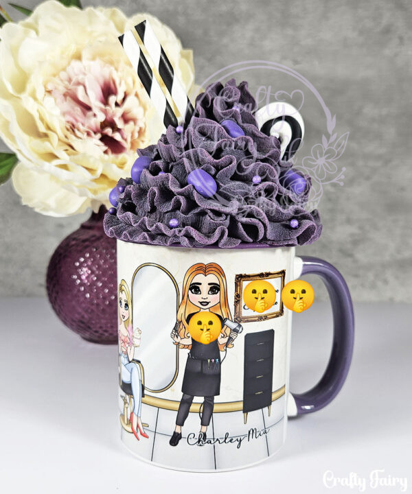 personalised hairdresser in salon mug gift v3