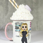 personalised nail technician artist white mug gift v3
