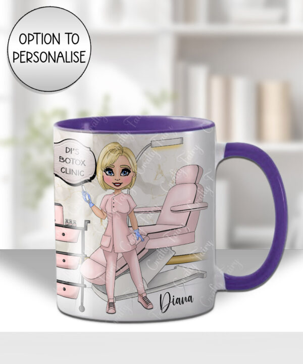 personalised aesthetics technician beauty therapist mug customised gift