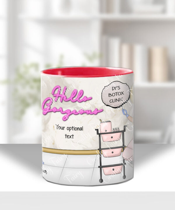 personalised aesthetics technician beauty therapist mug customised gift