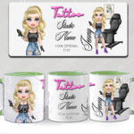 personalised tattoo artist white mug gift v3