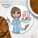 personalised best nurse ever mug gift