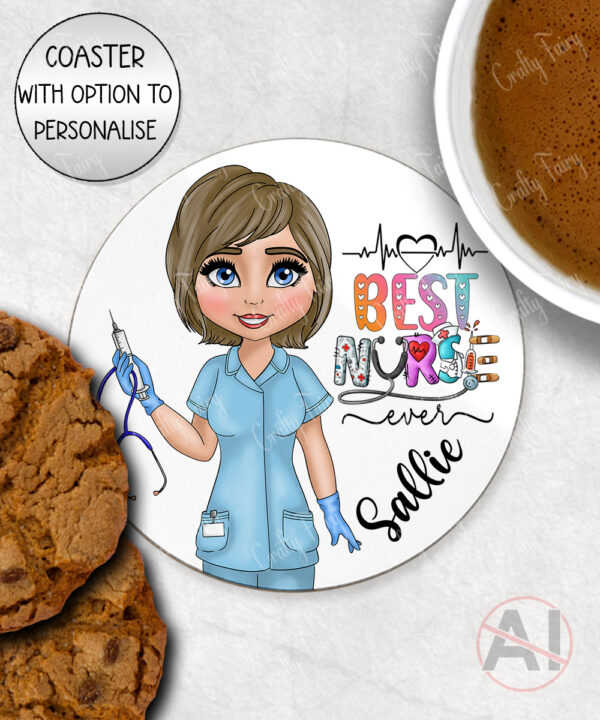 personalised best nurse ever mug gift