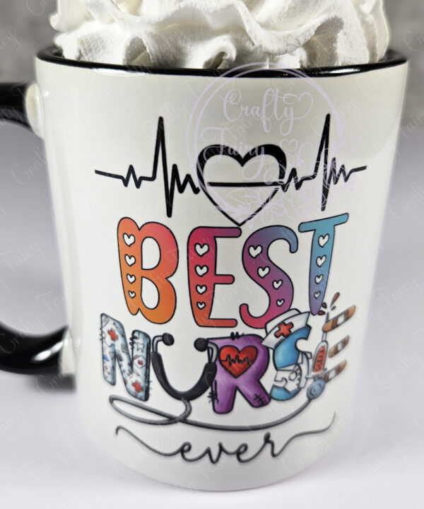 personalised best nurse ever mug gift