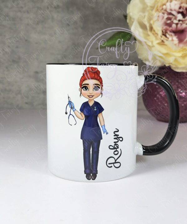 personalised best nurse ever mug gift