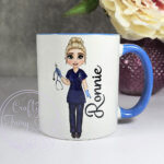 personalised best nurse ever mug gift