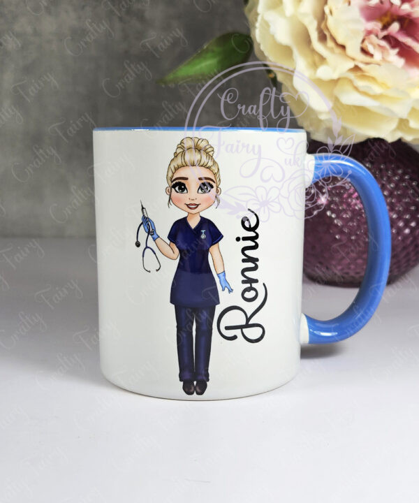 personalised best nurse ever mug gift