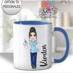 personalised best nurse ever mug gift