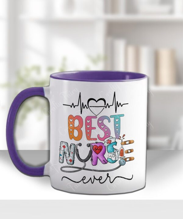 personalised best nurse ever mug gift