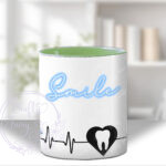 personalised dental assistant or female dentist white mug gift v1