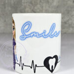 personalised dental assistant or female dentist white mug gift v1