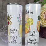 personalised lady aperol spritz cocktail tumbler