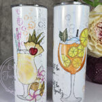 personalised lady aperol spritz cocktail tumbler