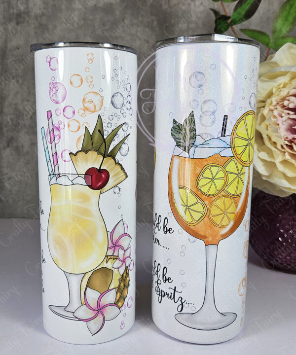 personalised lady aperol spritz cocktail tumbler