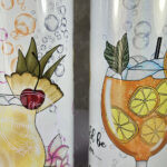 personalised lady aperol spritz cocktail tumbler
