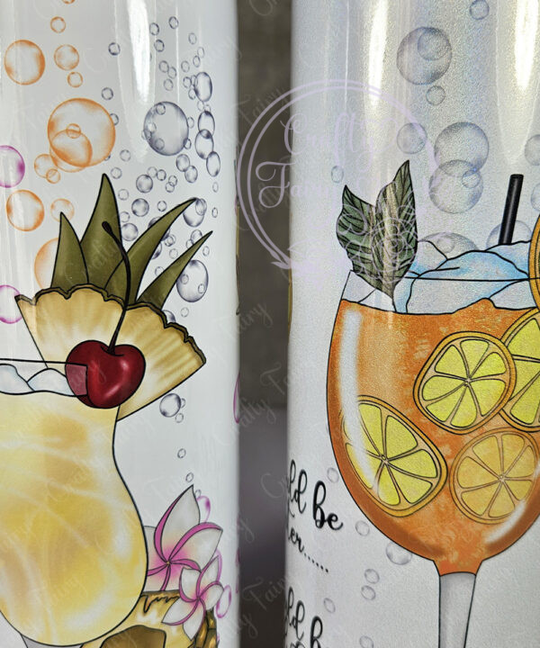 personalised lady aperol spritz cocktail tumbler