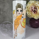 personalised lady aperol spritz cocktail tumbler