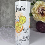 personalised lady aperol spritz cocktail tumbler