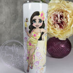 personalised lady pina colada cocktail tumbler