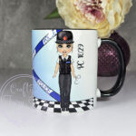personalised female police officer mug gift v1