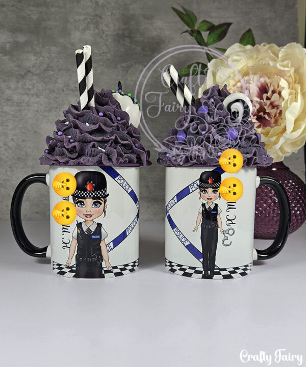 personalised police lady officer mug gift v2