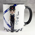 personalised police lady officer mug gift v2