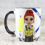 personalised police lady officer mug gift v2