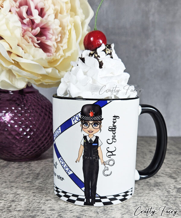 Personalised Police Lady Officer Mug Gift V2