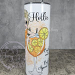 personalised lady aperol spritz cocktail tumbler