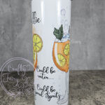 personalised lady aperol spritz cocktail tumbler