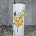 personalised lady aperol spritz cocktail tumbler