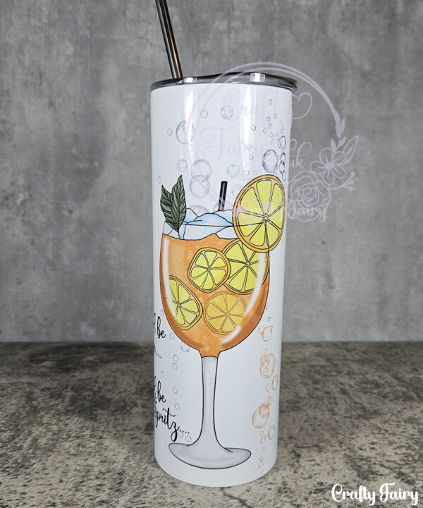 personalised lady aperol spritz cocktail tumbler