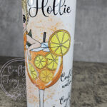 personalised lady aperol spritz cocktail tumbler