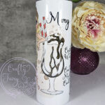 personalised lady mudslide cocktail tumbler