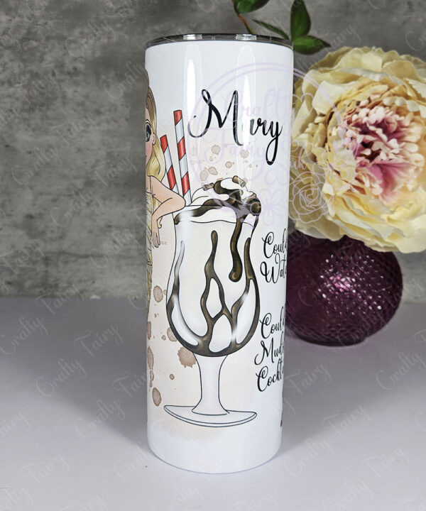 personalised lady mudslide cocktail tumbler