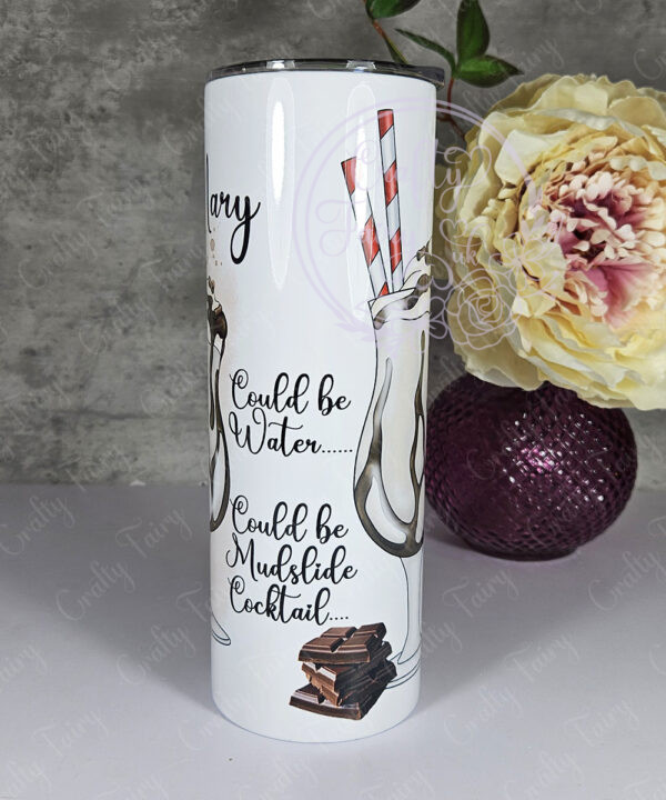 personalised lady mudslide cocktail tumbler